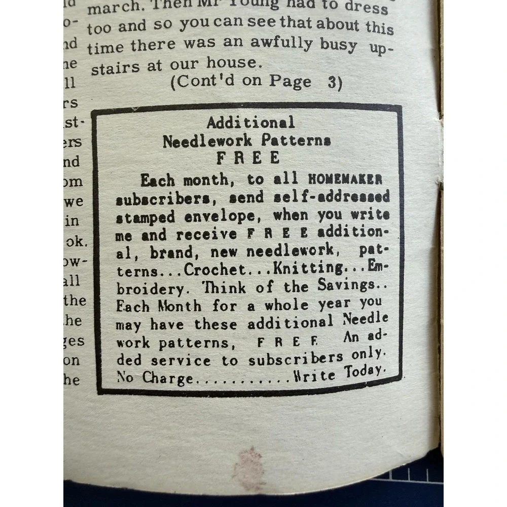 Jessie's Homemaker Radio‎ Visit April 1950 Vol 4 No. 8 VTG Publication Ephemera